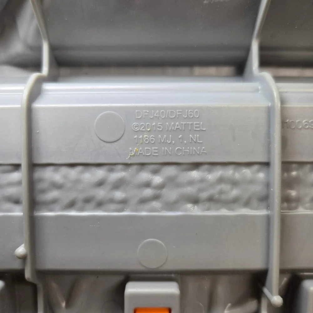 Mattel EZ‎ Play Railway Replacement Train Track Bridge Piece DFJ40 Grey Orange